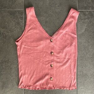 Cute pink sleeveless shirt
